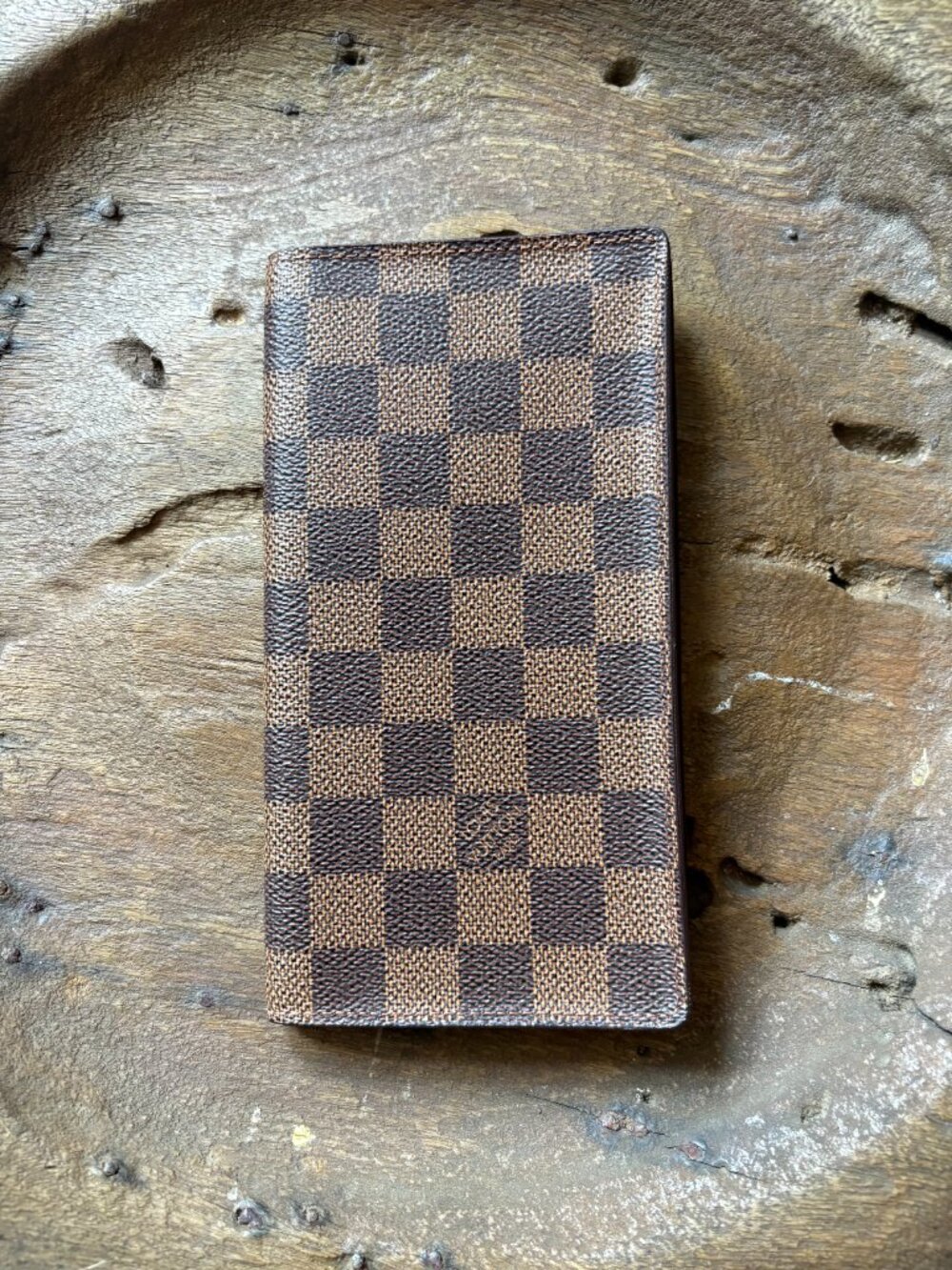 Louis Vuitton Daumier Ebene wallet 7 x 3.75 inches [READ: interior peeling]